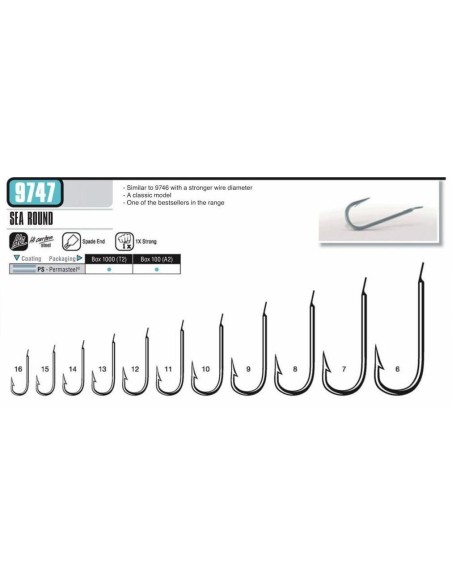 Vmc 9747PS (PERMA STEEL) Düz Perma Steel Kalın Paraketa İğnesi