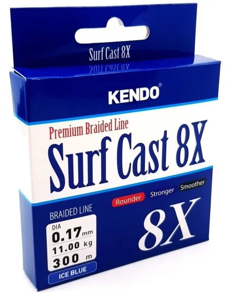 Kendo Surf Cast 8X Fighting 300 mt Örgü İp ( ICE BLUE) Kendo Surf Cast 8X Fighting 300 mt Örgü İp ( ICE BLUE)