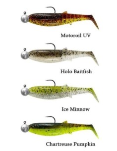 Savage Gear Cannibal Shad 6.8cm 3gr+5gr #1/0 Clear Water 4+4 Adet 2