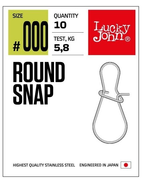 Lucky John Klips 5113 Round Snap
