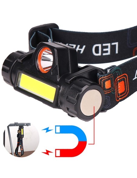 Şarjlı Dayanıklı Balıkçı Kafa Lambası Watton Wt-056