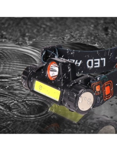 Şarjlı Dayanıklı Balıkçı Kafa Lambası Watton Wt-056