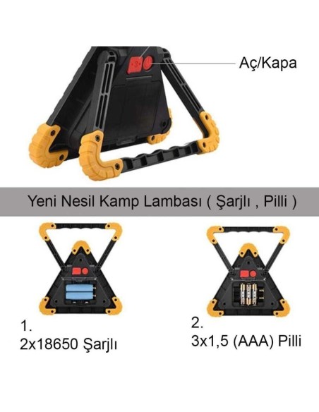 Profesyonel Kamp - Araba Lambası Bigem Bm-610