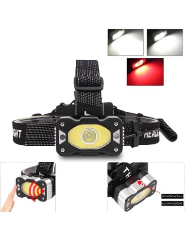 4 Modlu Sensörlü Şarjlı Güçlü Kafa Lambası Wt-248