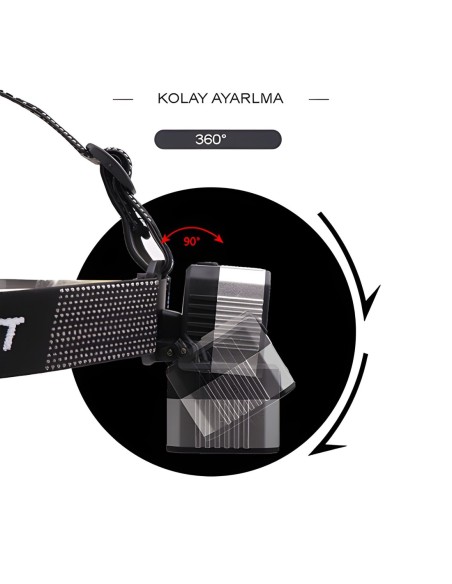 4 Modlu Sensörlü Şarjlı Güçlü Kafa Lambası Wt-248