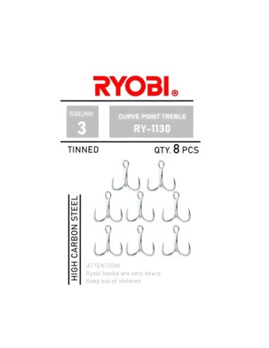 Ryobi İğne Curve Point Treble - Ry-1130