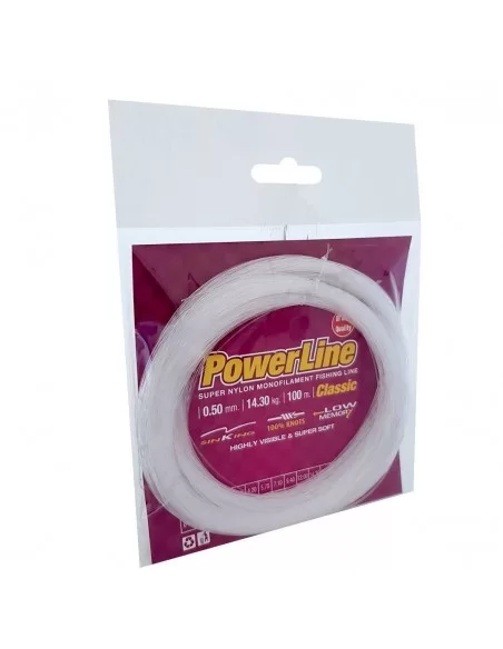 Powerline Classıc 100 mt Poşet Misina Beyaz Powerline Classıc 100 mt Poşet Misina Beyaz