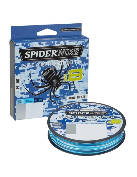 Spider Wire Stealth Smooth8 x8 Pe Braid 300m Blue Camo Örgü İp