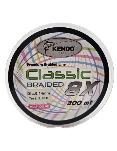 Kendo Classic 8X 300m Multicolor Örgü İp