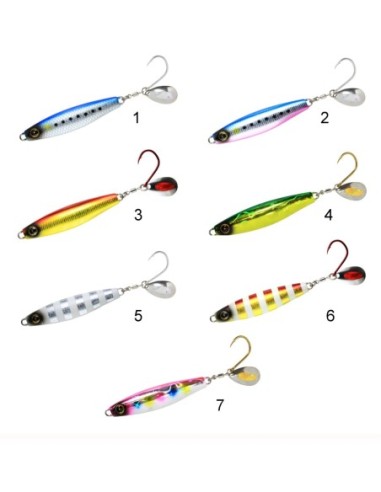 Hayabusa FS 437 Jack Eye Sawara Cast Spin 40gr Light Jig Suni Yem