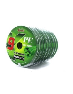Captain X9 Megane Tech PE 9 Örgü Spin İpi 125mt Dark Green