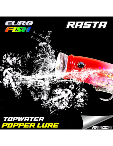 Eurofish Aragon RASTA Popper 70mm 10gr Su Üstü Maket Balık