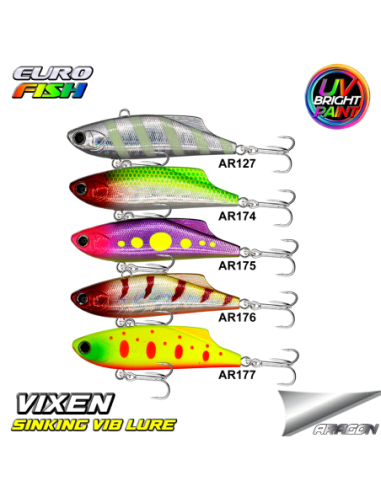 Eurofish ARAGON Vixen Vib 70mm 18gr. Avcı Balıklar için Üstün Vibrasyon Yemi