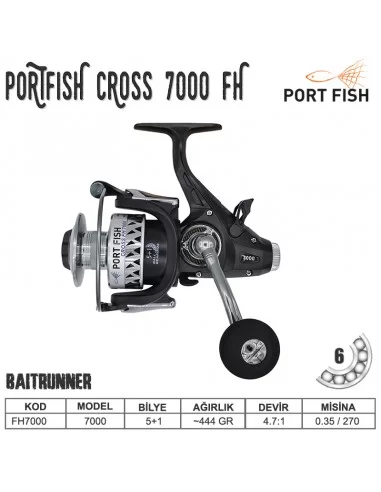 Portfish Cross FH 7000 Baitrunner Olta Makinası