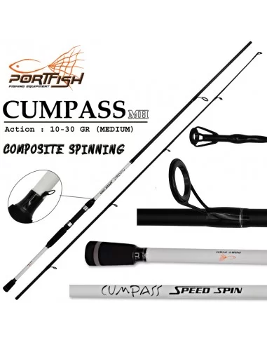 Portfish Cumpass 240cm Spin Kamış 10 - 30 gr