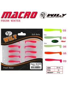 Wily Macro Lrf Silikon Yem 3.5 cm 0.4 gr