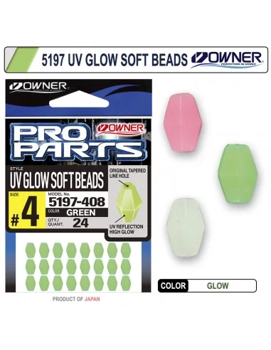 Owner 5197 No S Uv Glow Soft Beads