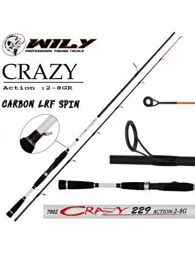 Wily Crazy 210 cm Lrf Kamışı 2-8 gr