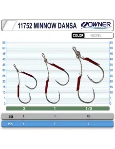Cultiva 11752 Jig Minnow Dansa Assist İğne 2