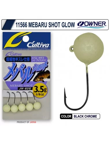 Cultiva 11566 Mebaru Shot Glow Lrf Jighead