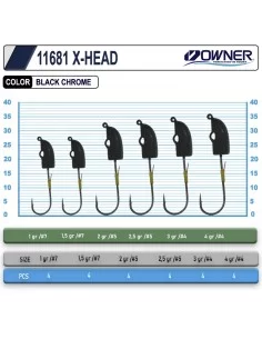 Cultiva 11681 X-Head Lrf Jighead 2