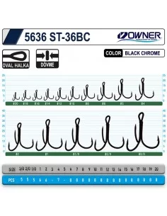 Owner 5636 St-36 Black Chrome Çarpma İğne 2