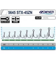 Owner 5645 Stx-45zn Taff Wire Zn Çarpma İğne 2