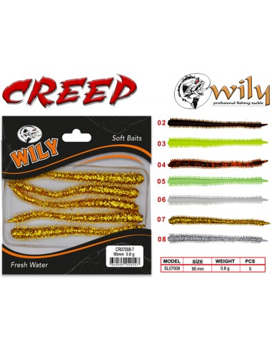 Wily Creep Silikon Yem 9.5 cm 0.8 gr