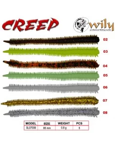 Wily Creep Silikon Yem 9.5 cm 0.8 gr 2