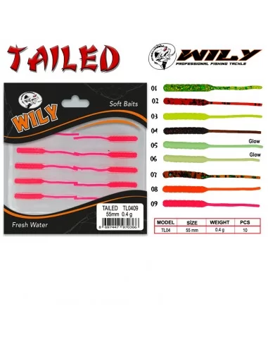 Wily Tailed Lrf Silikon Yem 5.5 cm 0.4 gr