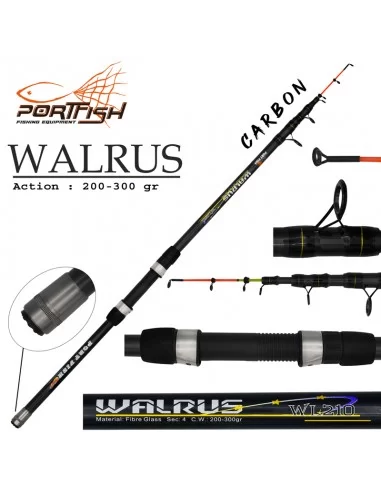 Portfish Walrus Teleskopik Tekne Kamışı 165 cm 100-200 gr