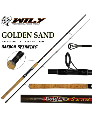 Wily Golden Sand Spin 240 cm Olta Kamışı 10-40 gr