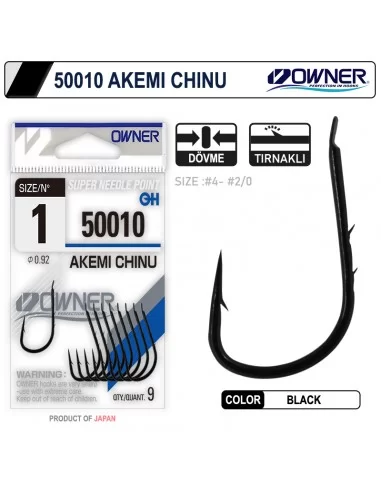 Owner 50010 Akemi Chinu Black İğne