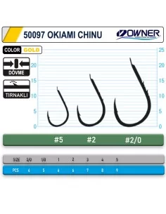 Owner 50097 Okiami-Chinu Gold İğne 2