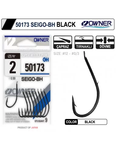 Owner 50173 Seigo-Bh Black İğne