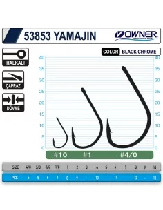 Owner 53853 Yamajin With Eye Black Chrome İğne 2