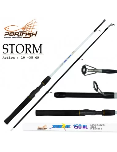 Portfish Storm Tekne Kamışı 120 cm 10-35 gr