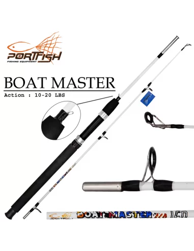 Portfish Boat Master Eco Tekne Kamışı 135 cm 10 -20 Lbs - Beyaz