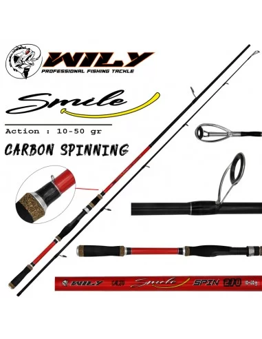 Wily Smile 240 cm Spin Kamış 10 - 50 gr