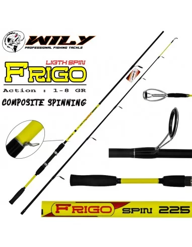 Wily Frigo Light Spin Kamış 225 cm 1 - 8 gr