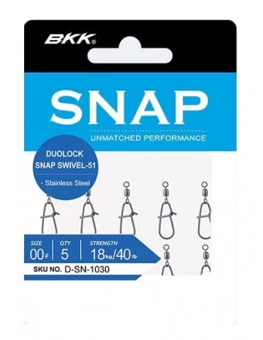 BKK Duolock Snap Swivel-51 Fırdöndü