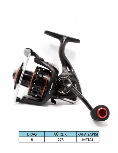 Captain Pulsar 4000 Spin Makine 6+1 BB