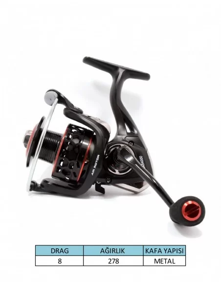 Captain Pulsar 4000 Spin Makine 6+1 BB