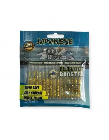 Japanese Baby Worm 4.5cm Kokulu LRF Silikonu