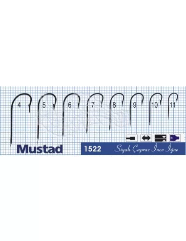 Mustad Olta İğnesi 1522 100lü
