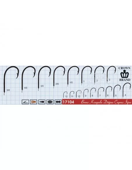 Crown Olta İğnesi 17104 100lü