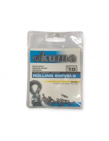 Okuma Rolling Swivels Black