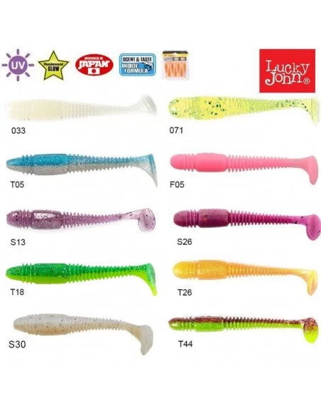 Lucky John Tioga Fat 3.9'' (9.91 cm) 5P Silikon Yem