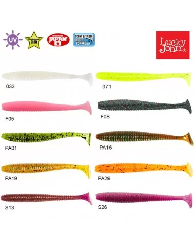 Lucky John S-Shad Tail 2.8'' (7.11 cm) 7P...