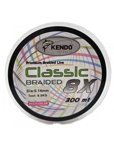 Kendo Classic 8X 300m Multicolor Örgü İp